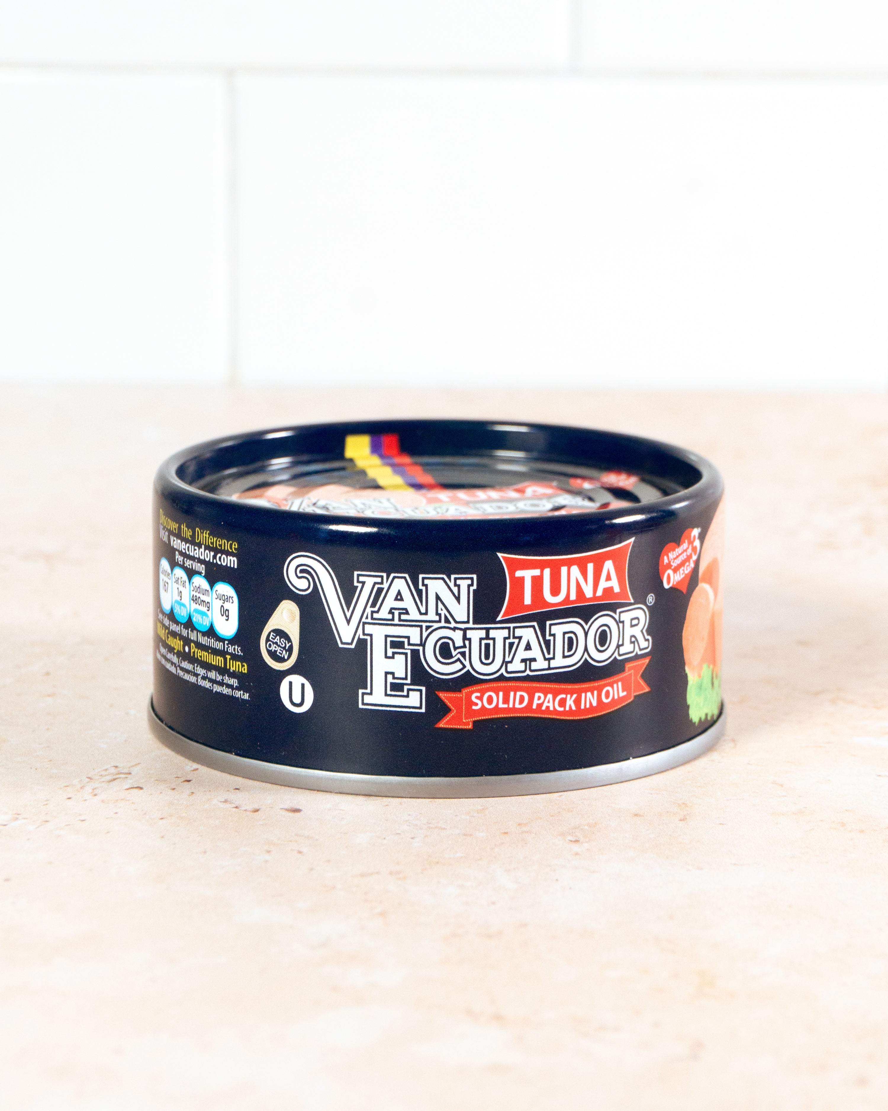 Solid Tuna in Vegetable Oil – Rich & Versatile, 12-Pack (5.3 oz Cans)