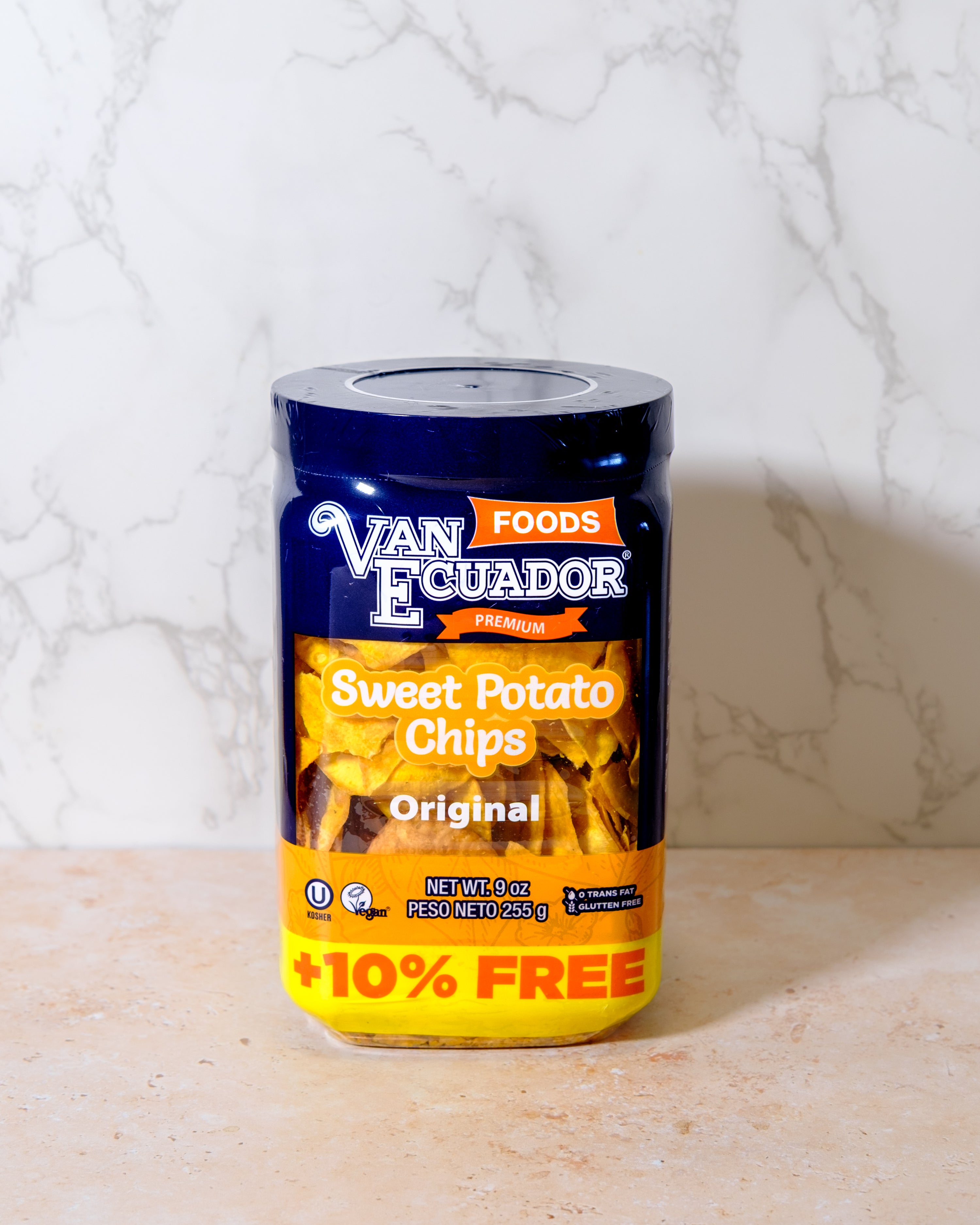 SWEET POTATO CHIPS: Sweet & Crunchy (9 oz)