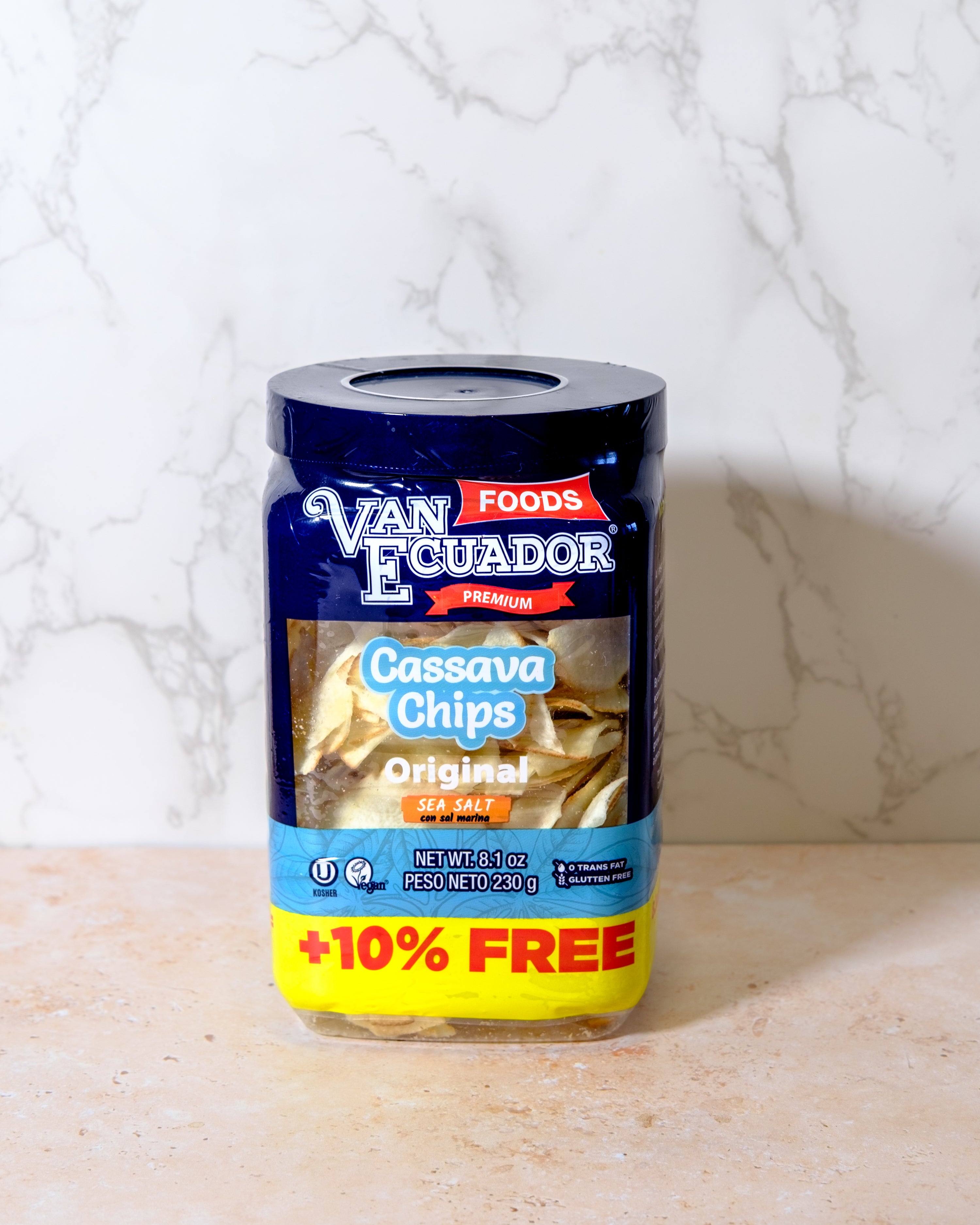 CASSAVA CHIPS: Extra Crunch, Natural Taste (8.1 oz)