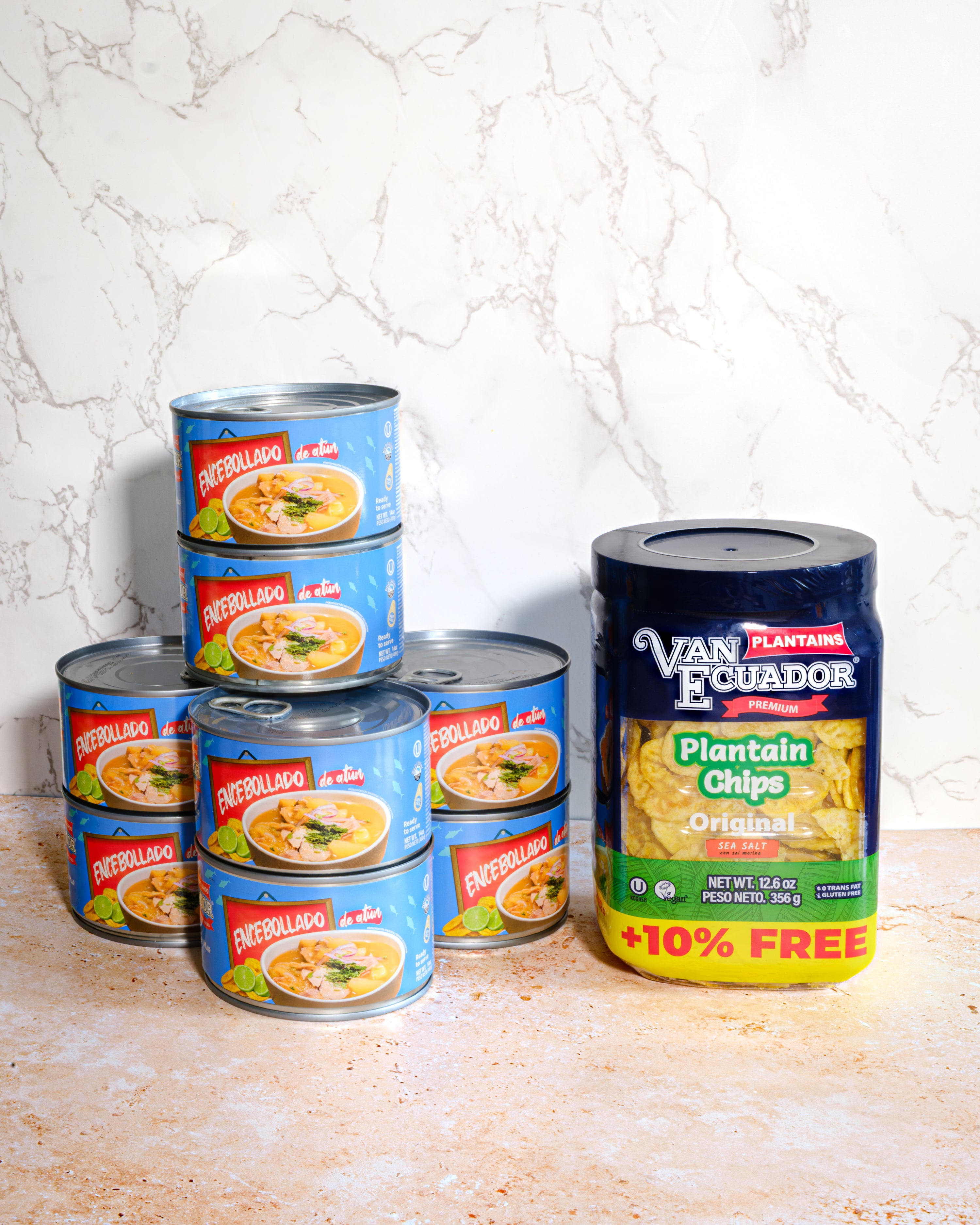 EL LEVANTAMUERTOS: Encebollado & Original Plantain Chips Pack